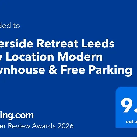 Riverside Retreat Location Modern Townhouse & Free Parking Apartmán